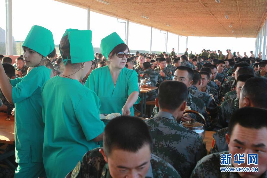 Посещение лагеря войск на военные учения «Мирная миссия – 2012» 6