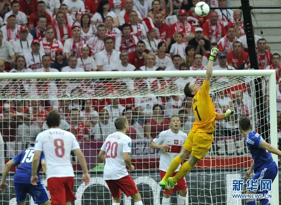 В матче-открытии Евро-2012 принимающая чемпионат Польша сыграла вничью с Грецией, 1:1