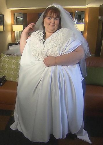 Свадебное платье для самой толстой невесты в мире