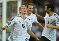 Сборная Германии одержала победу над командой Дании в матче Евро- 2012