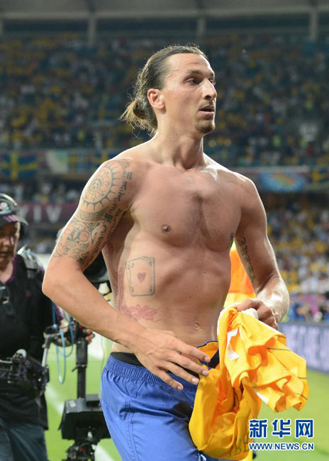 Яркие татуировки футболистов на Евро-2012 2