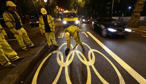 Выделены олимпийские полосы для беспрепятственного движения транспорта
