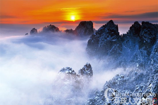 Фото: прекрасные пейзажи гор Хуаншань 5