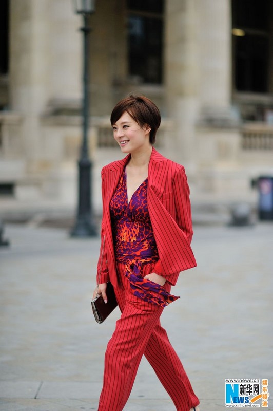 Фото: Красавица Сунь Ли в Париже2