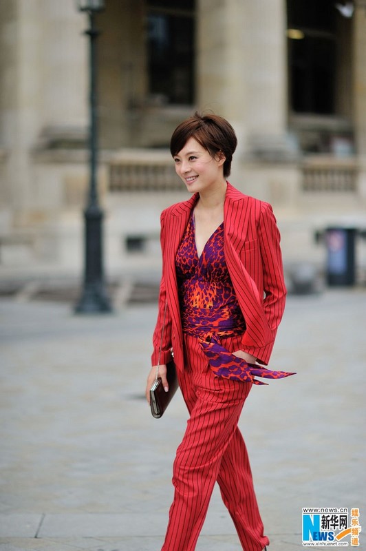 Фото: Красавица Сунь Ли в Париже3