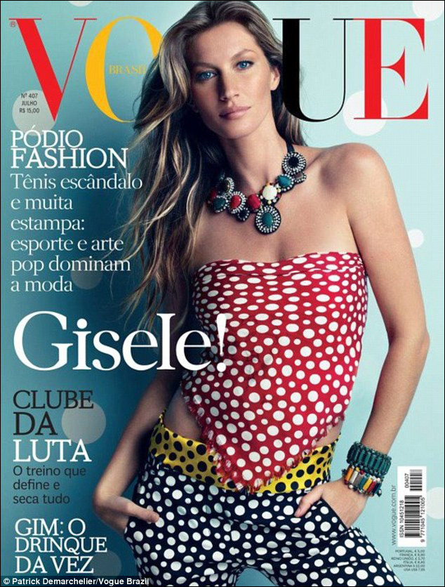 Жизель Бундхен попала на обложку «Vogue» 