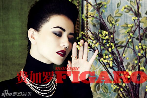 Гао Юаньюань на обложке модного журнала «FIGARO» №8. 