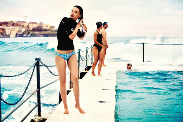 Миранда Керр в журнале «Vogue» британской версии