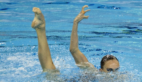 На этот раз на Олимпиаде-2012 в Лондоне, она надеется на получение золота в дуэте. Для этого она ежедневно тренируется в воде по 10 часов, из-за чего вес упал с 60 до 50 кг.