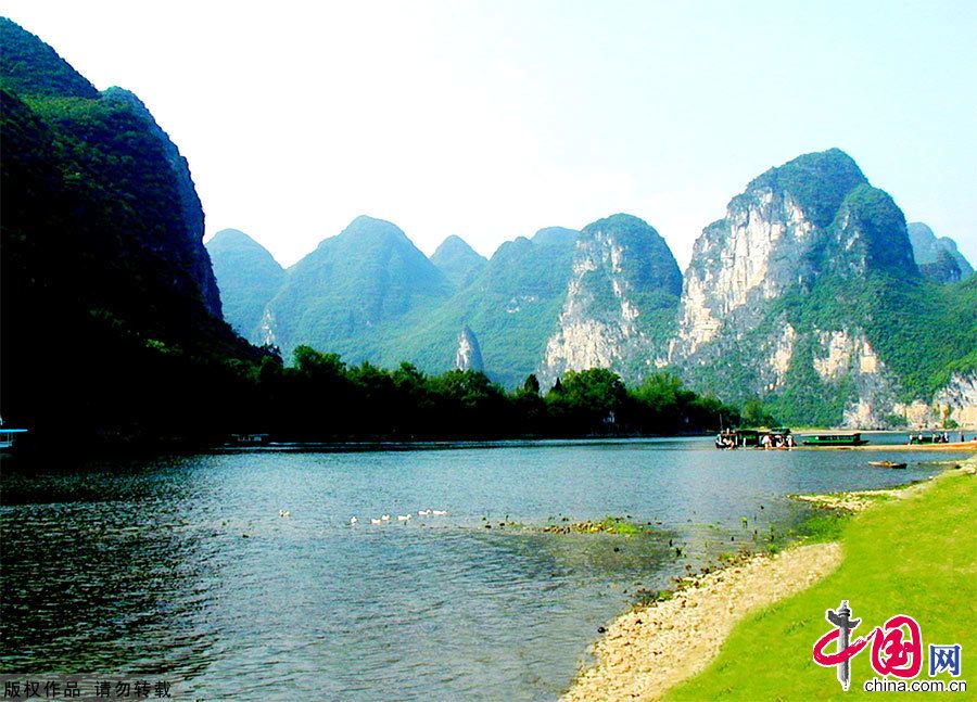 Гуанси: пейзажи реки Лицзян в г. Гуйлинь 