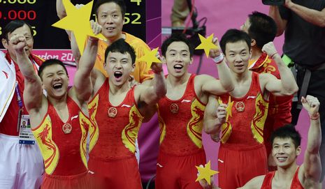 /Олимпиада-2012/ Китайская мужская сборная по спортивной гимнастике защитила титул чемпиона на Олимпиаде в Лондоне