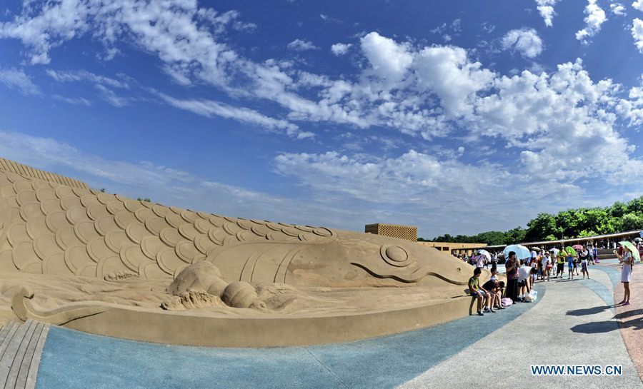 Фестиваль песчаных скульптур в провинции Хэбэй