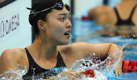 /Олимпиада-2012/ Китаянка Тан И завоевала бронзовую медаль в плавании на 100 м вольным стилем на Олимпиаде в Лондоне