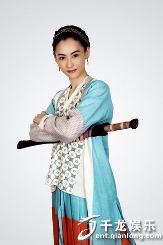 Красивая Чжан Бочжи в нарядах древнего стиля