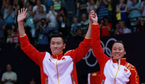 /Олимпиада-2012/ Китайский дуэт в смешанном разряде по бадминтону стал чемпионом Олимпиады-2012