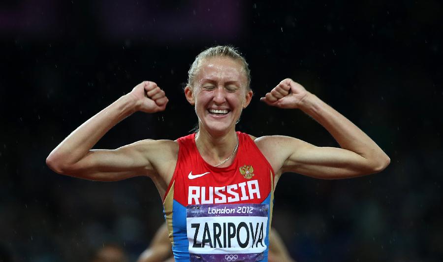 6 августа российская легкоатлетка Юлия Зарипова завоевала 'золото' в беге на 3000 м с препятствиями на Олимпийских играх в Лондоне с результатом 9:06,72.