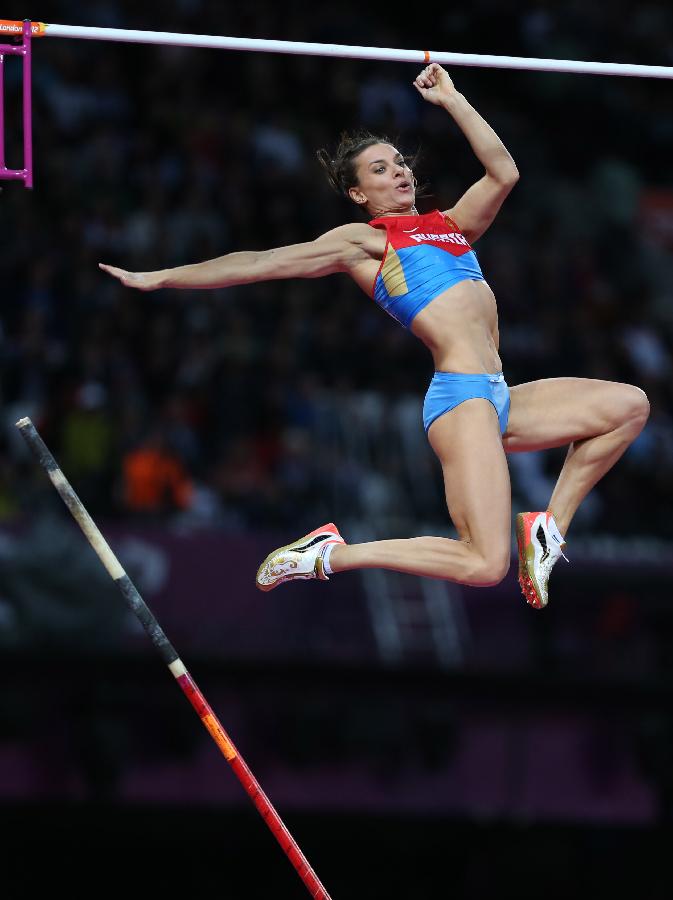 Российская прыгунья Елена Исинбаева 6 августа завоевала бронзовую медаль в прыжках с шестом на Олимпийских играх в Лондоне.