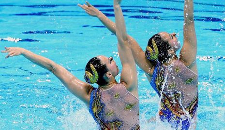 (Олимпиада-2012) Прекрасные фотографии синхронного плавания с Лондонской Олимпиады