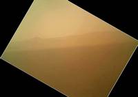 Марсоход 'Curiosity' передал на Землю первые цветные фото