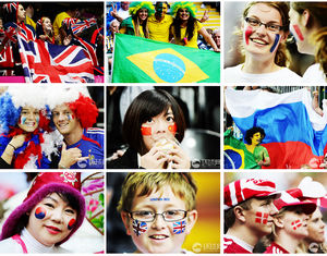 Горячие зрители разных стран на Лондонской Олимпиаде