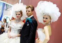 Привлекательные иностранные модели на Свадебной выставке в Нанкине