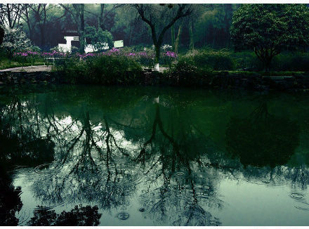 Красивые пейзажи в китайских садах