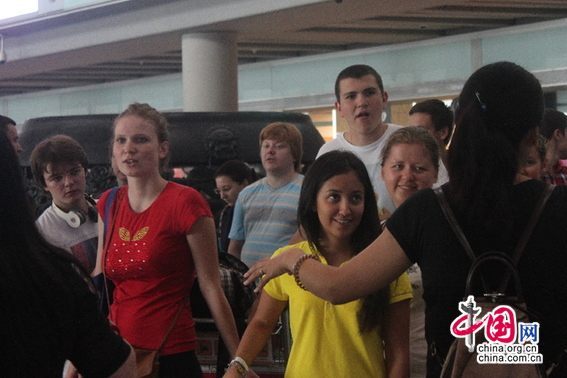 На днях прибыли в Пекин студенты МГУ, совершающие стажерскую поездку в Китай