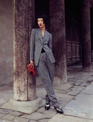 Известная супермодель Китая попала на модный журнал «Vogue» испанской верссии №9