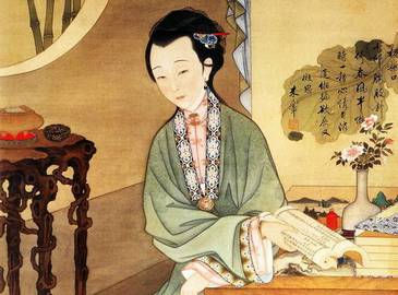 Картины двенадцати китайских красавиц в Музее «Гугун»