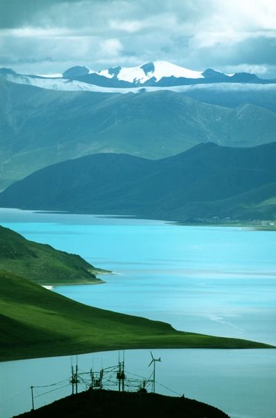 Пейзажи Тибета: озеро Янчжоюнцо