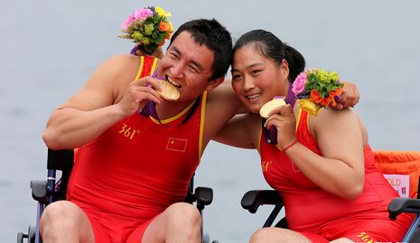 /Паралимпиада-2012/ Фэй Тяньмин и Вэй Сяосянь стали чемпионами в парной мужской и женской гребле