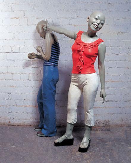 Работы китайской женщины-скульптора Сян Цзин