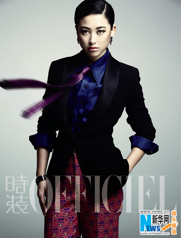 Супермодель Китая Чжу Чжу на обложку модного журнала