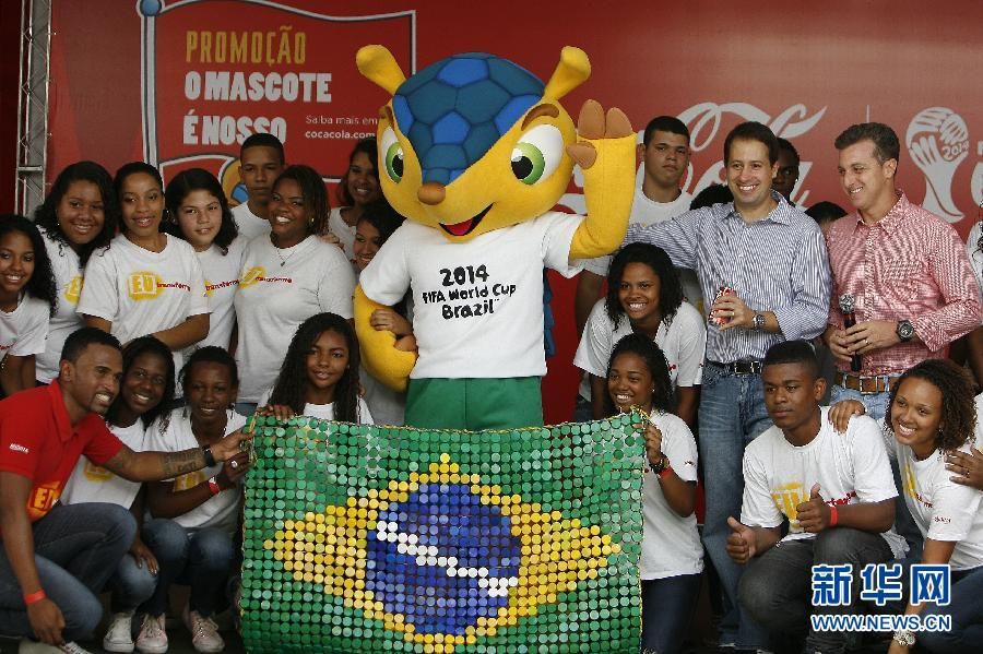 Талисманом чемпионата мира по футболу в Бразилии станет броненосец
