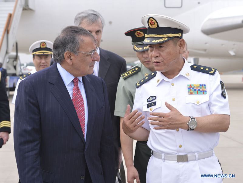 Министр обороны США Леон Панетта нанес визит в Северо-Китайский флот НОАК 1