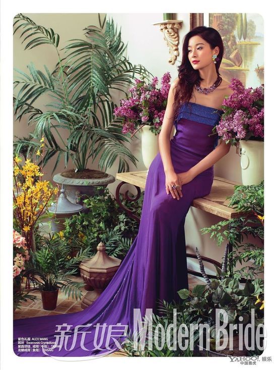 Очаровательная Ван Юанькэ в модном журнале «Невеста» 