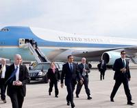 Снимки с деталями внутри самолета президента США