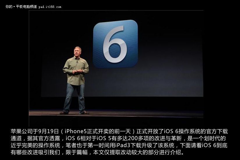 Испытание модернизации iPad – операционная система iOS 6 2