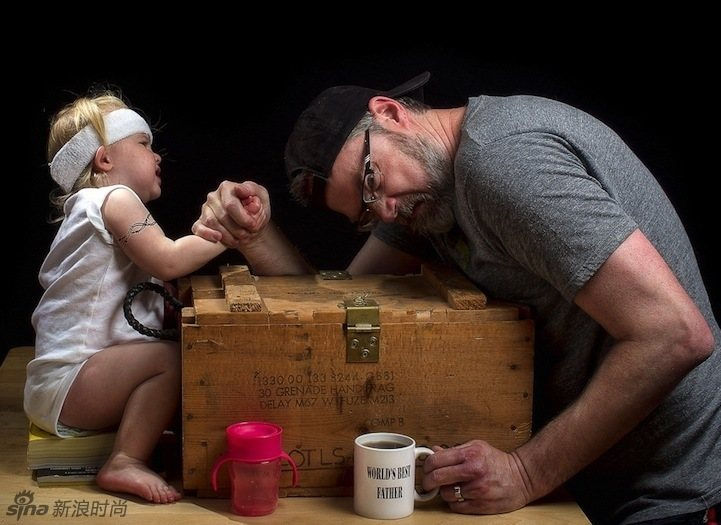 Модный папа – счастливые мгновения между отцом и дочкой