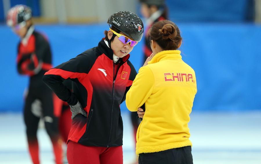 Ван Мэн приступила к показательным тренировкам впервые после возвращения в сборную команду страны