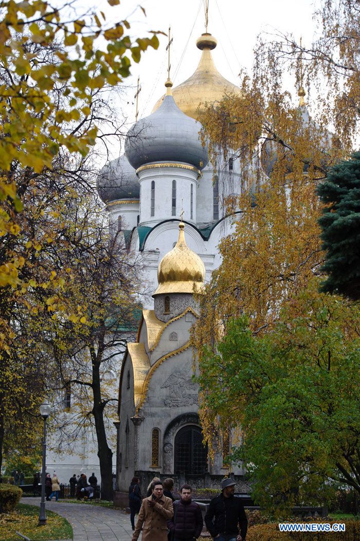 Живописный осенний пейзаж в Москве