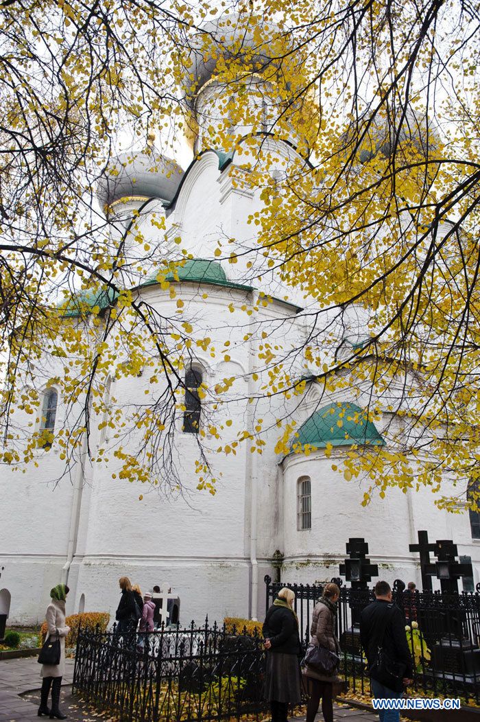 Живописный осенний пейзаж в Москве