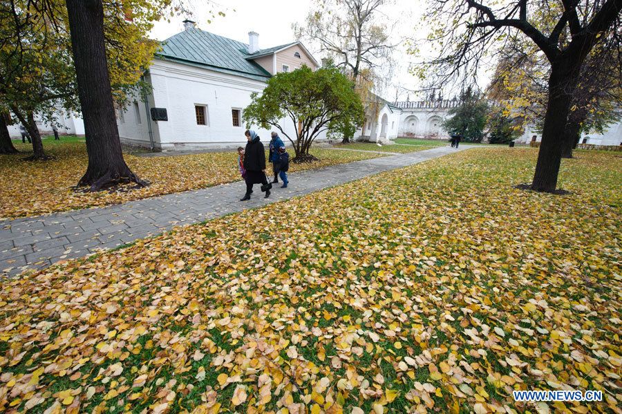 Живописный осенний пейзаж в Москве