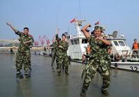 Военнослужащие в Цзянсу танцуют «Gangnam style»