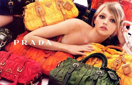 Супермодель России Саша Пивоварова после родов появилась в рекламе Prada 