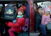 Фотосерия: китайские дети – на пути в школу