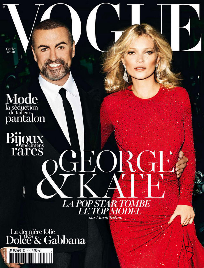 Привлекательные модные снимки Кэйт Мосс (Kate Moss) в журнале «Vogue Paris»