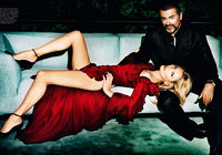 Привлекательные модные снимки Кэйт Мосс (Kate Moss) в журнале «Vogue Paris»