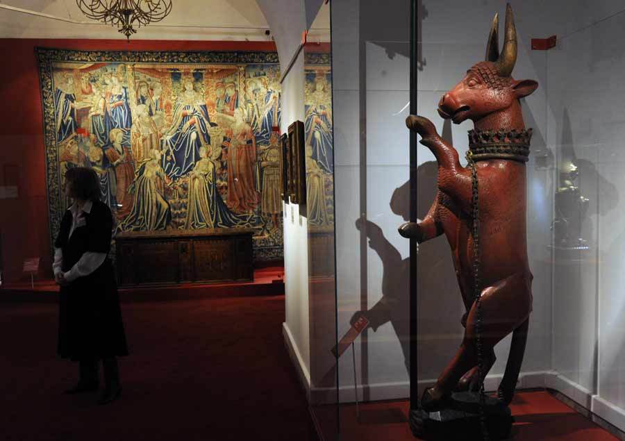 Открытие выставки 'Золотой век' английского двора: от Генриха VIII до Карла I' в Кремле3