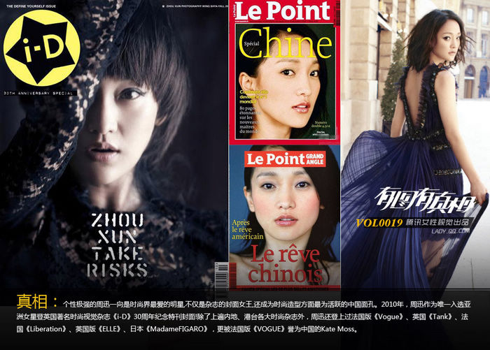 Китайские известные звезды на зарубежных модных журналах